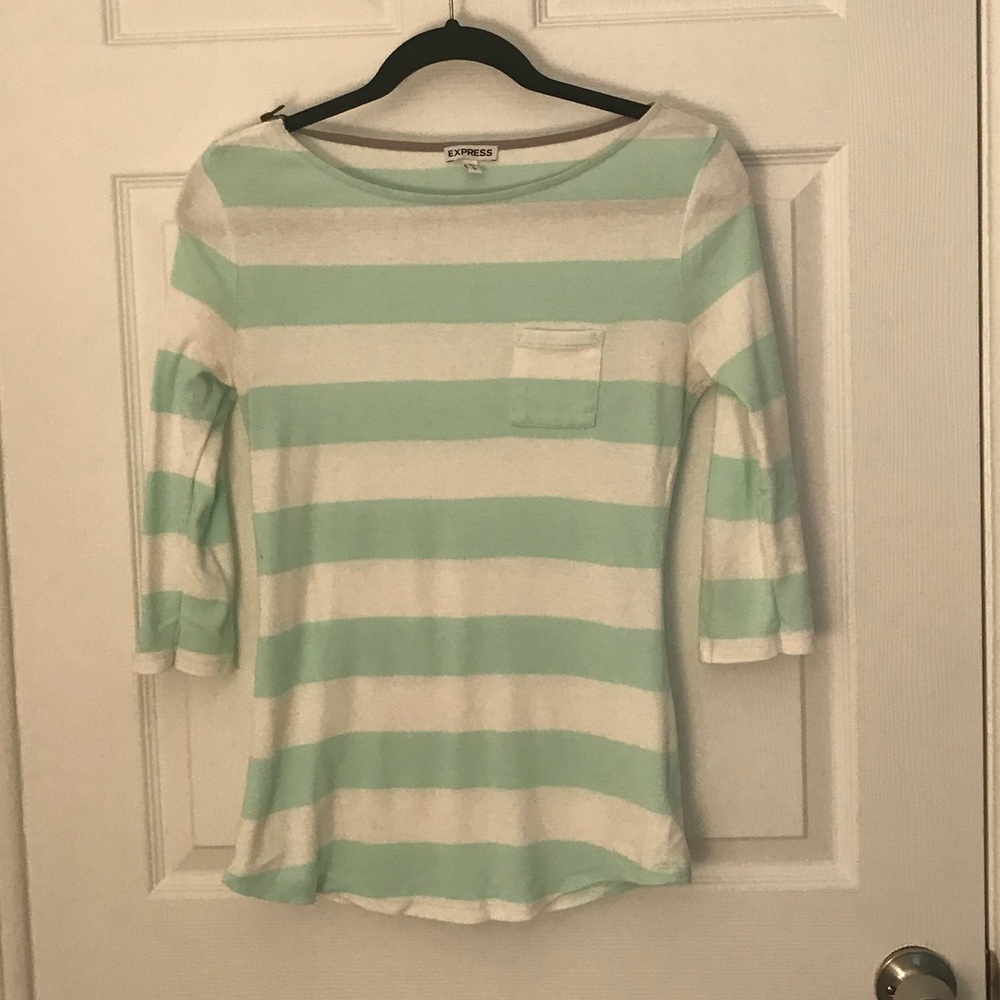 {Express} Striped Top